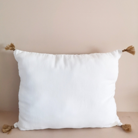 Coussin Nomade écru