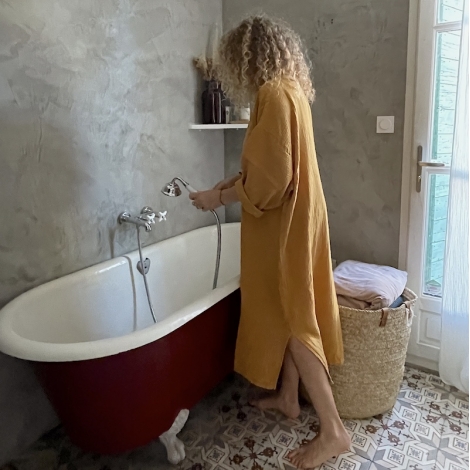 Tunique longue Nomade Curcuma