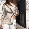 Blouse col V Nomade Falaise
