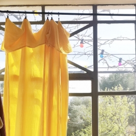 Rideau Craie mimosa 140x270 cm