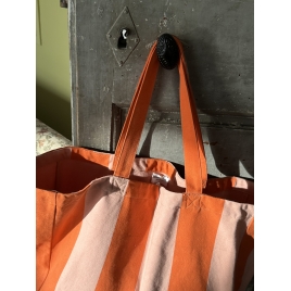 Cabas LIMONADE rose & corail 43 x 42 x 15 cm