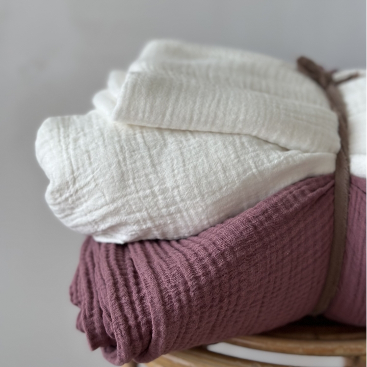 Parure junior lit 90x200 Lilas / Ecru